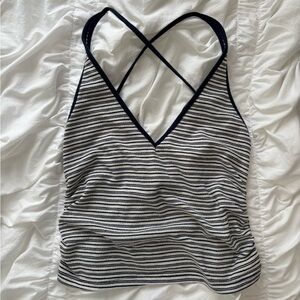 NWOT bershka Striped V-Neck Cami Top